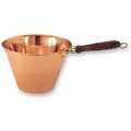 Old Dutch International Old Dutch International 760 16.75 Inch x 10 Inch Solid Copper Polenta Pan with Wooden Handle 5Qt 760